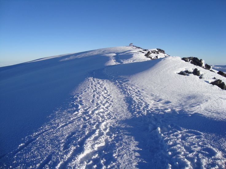 snow uhuru peak