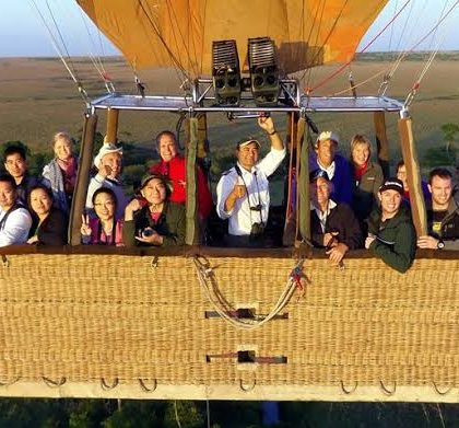 HOT AIR BALLOON SAFARIS FLIGHT